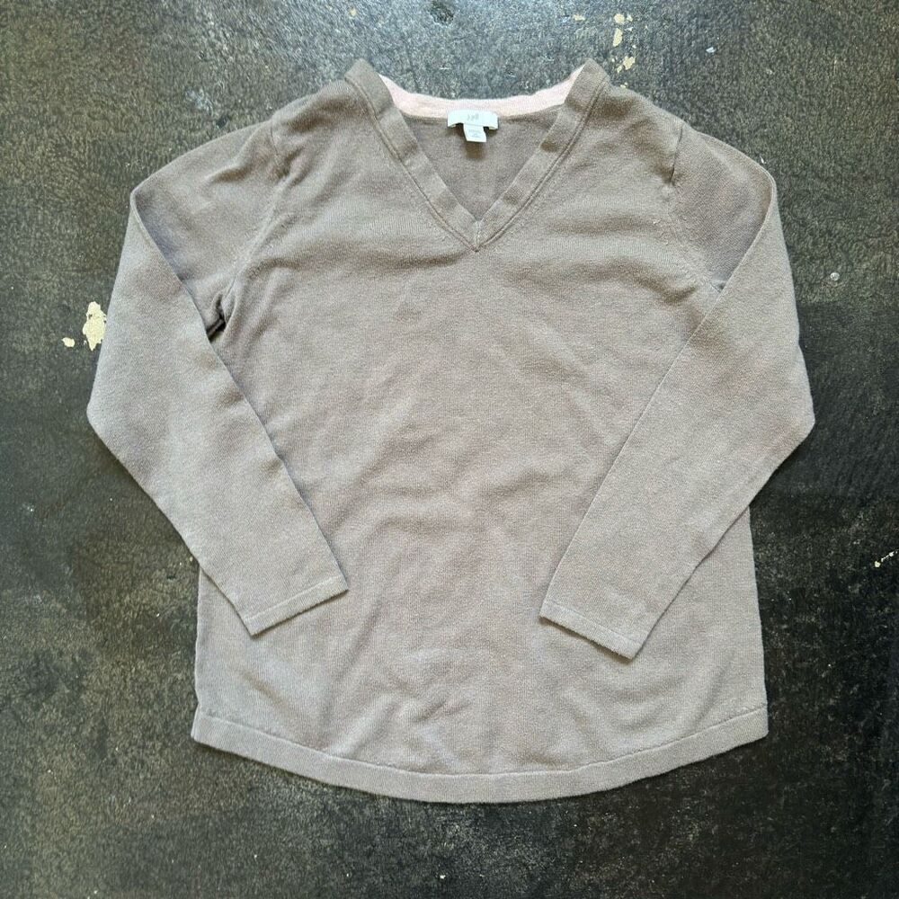 J.Jill Women’s Long Sleeve Top Size XS Petite Essential Style V-Neck